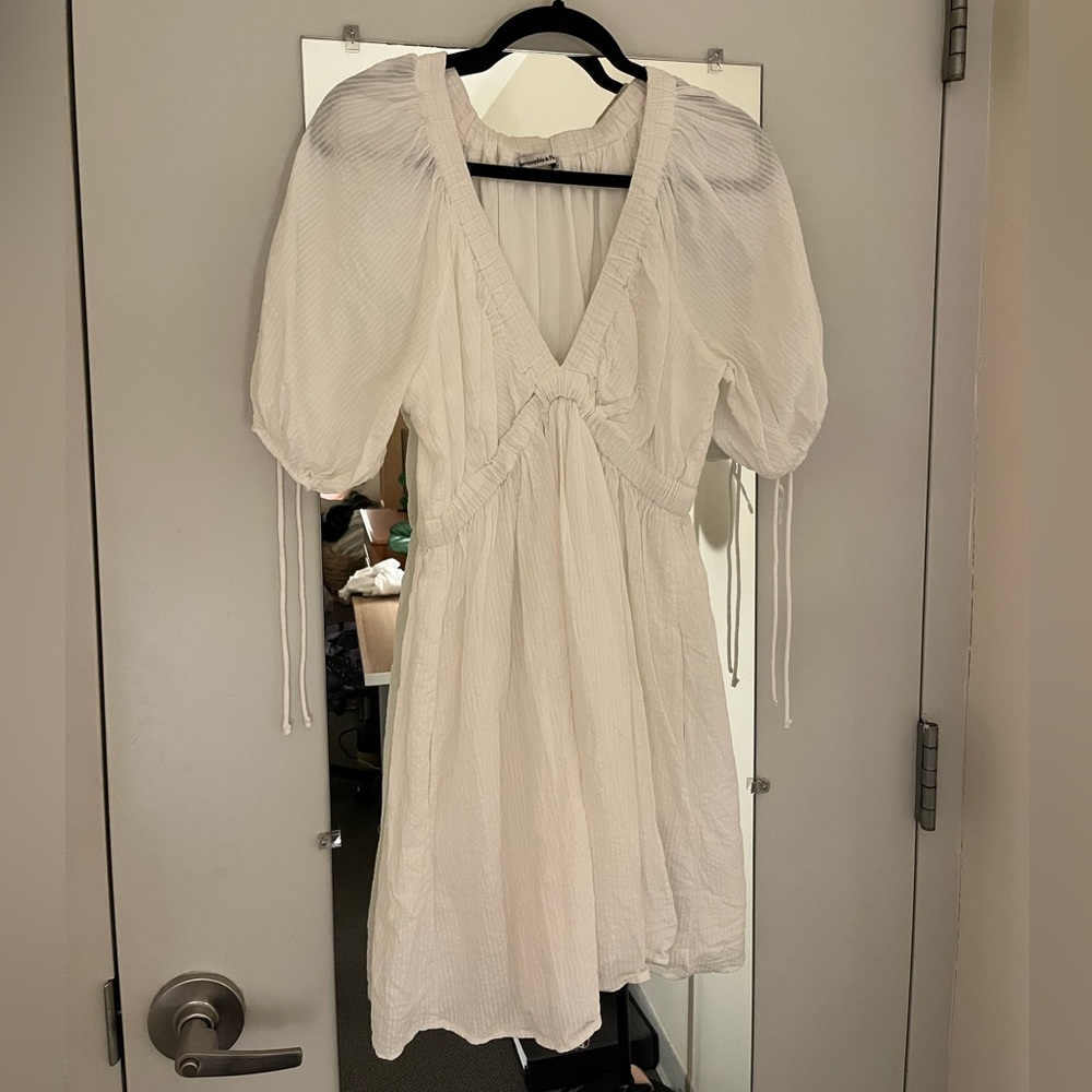 Abercrombie & Fitch White Mini Dress